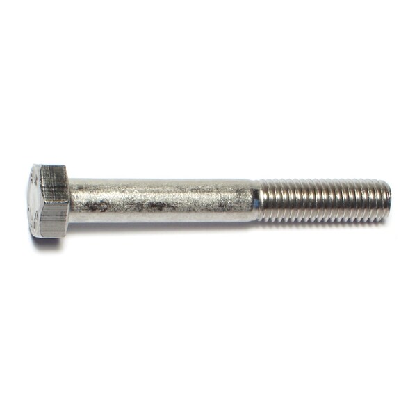Midwest Fastener A2, M8-1.25 Hex Head Cap Screw, Plain Stainless Steel, 60 mm L, 5 PK 69718 - main